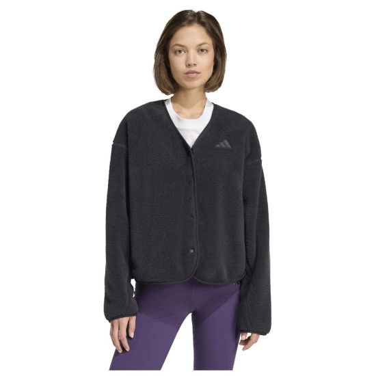 Adidas Γυναικεία ζακέτα Future Icons 3-Stripes Fleece Cardigan Adidas Γυναικεία ζακέτα Future Icons 3-Stripes Fleece Cardigan